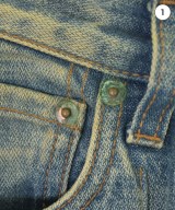 GUCCI（グッチ）デニムパンツ 青 サイズ:24(S位) レディース/2200684650050