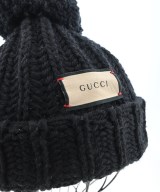 GUCCI（グッチ）ニットキャップ・ビーニー 黒 サイズ:- レディース/2200678471265