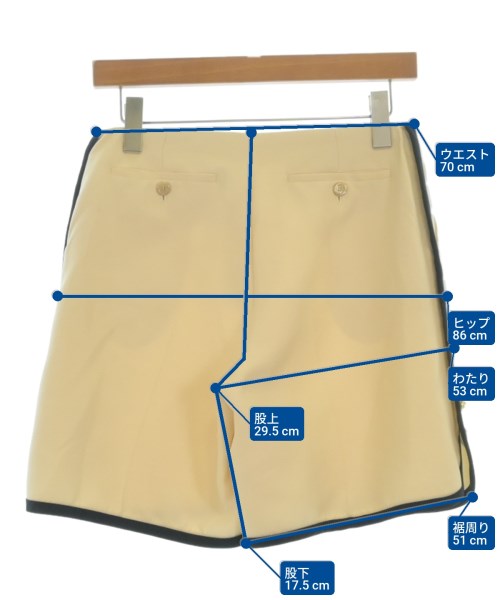 GUCCI（グッチ）ショートパンツ 白 サイズ:38(S位) レディース/2200684945019