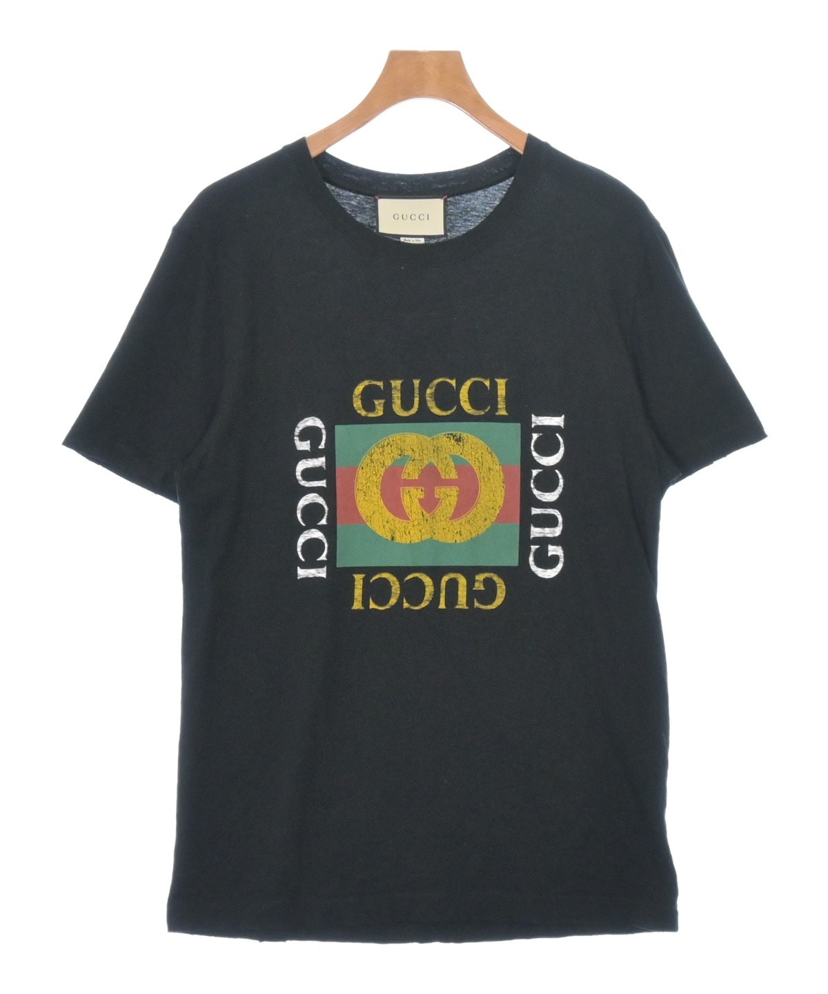 GUCCI（グッチ）Tシャツ・カットソー 黒 サイズ:S メンズ