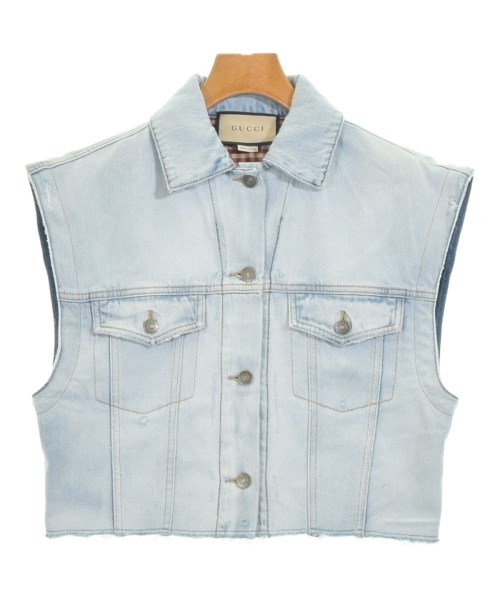 GUCCI(グッチ)デニムジャケット 青 サイズ:38(S位)/2200680187116