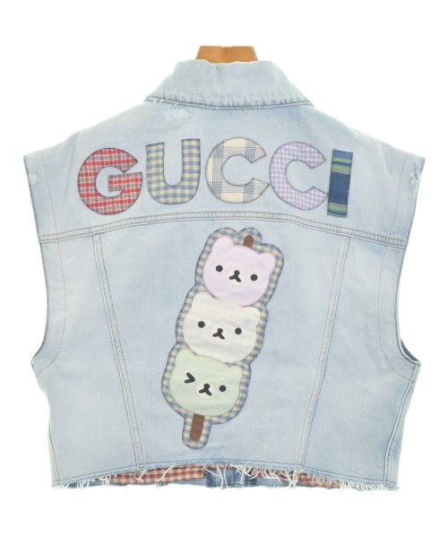 GUCCI（グッチ）デニムジャケット 青 サイズ:38(S位) レディース/2200680187116