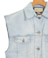 GUCCI（グッチ）デニムジャケット 青 サイズ:38(S位) レディース/2200680187116