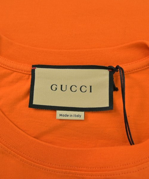 GUCCI（グッチ）Tシャツ・カットソー オレンジ サイズ:M メンズ/2200681816053
