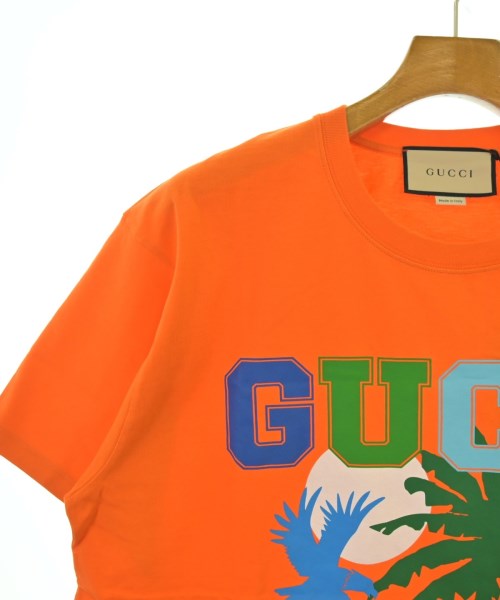 GUCCI（グッチ）Tシャツ・カットソー オレンジ サイズ:M メンズ/2200681816053