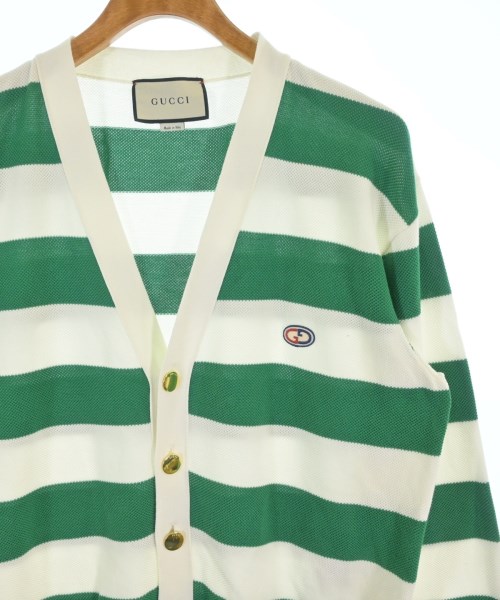 GUCCI（グッチ）カーディガン 白 サイズ:L メンズ/2200685960028