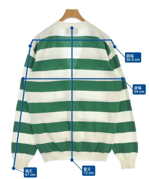 GUCCI（グッチ）カーディガン 白 サイズ:L メンズ/2200685960028