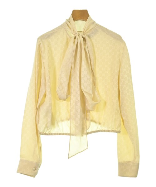 GUCCI(グッチ)ブラウス ベージュ サイズ:38(S位)/2200686157014