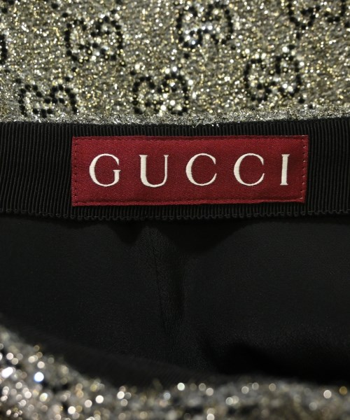 GUCCI（グッチ）ミニスカート シルバー サイズ:40(M位) レディース/2200683661057