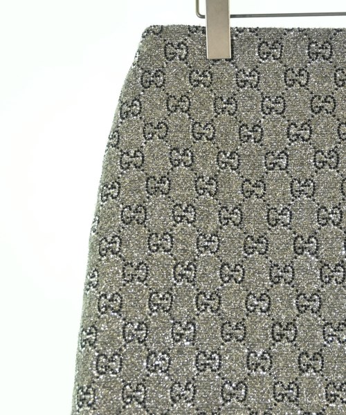 GUCCI（グッチ）ミニスカート シルバー サイズ:40(M位) レディース/2200683661057