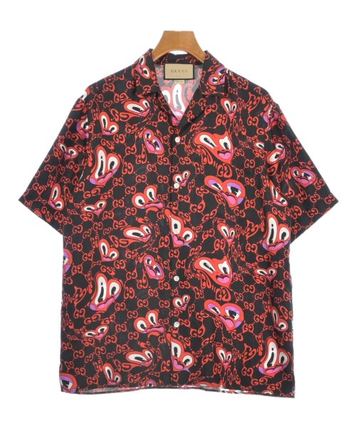 GUCCI(グッチ)カジュアルシャツ 黒 サイズ:46(M位)/2200686585039
