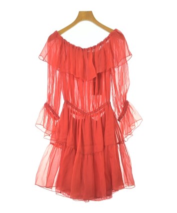 【現行☆極美品】GUCCI ワンピース 膝丈 コーデュロイ 赤 140 GUCCI（グッチ）ワンピース 赤 サイズ:38(S位) レディース