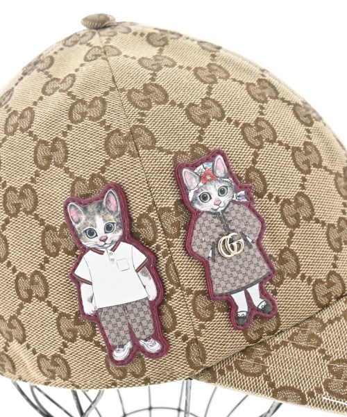 GUCCI（グッチ）キャップ 茶 サイズ:- レディース/2200686739043