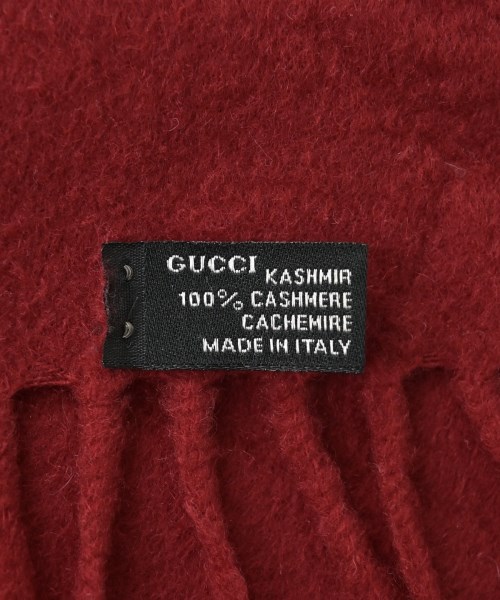 GUCCI（グッチ）マフラー 赤 サイズ:- レディース/2200679922094