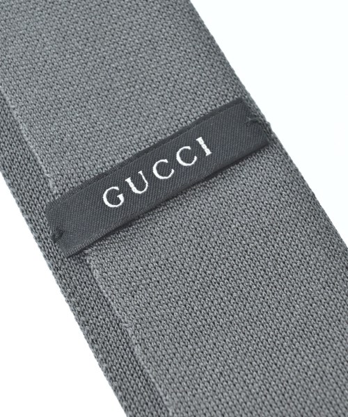 GUCCI（グッチ）ネクタイ グレー サイズ:- メンズ/2200681400269