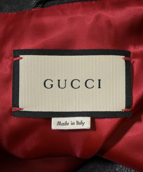 GUCCI（グッチ）ライダース 黒 サイズ:44(S位) メンズ/2200687292011