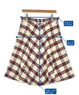 GUCCI（グッチ）ロング・マキシ丈スカート 白 サイズ:42(L位) レディース/2200687318223