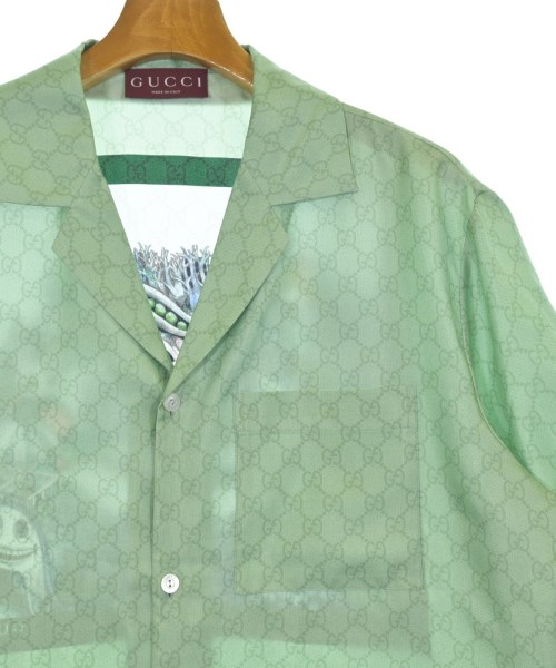 GUCCI（グッチ）カジュアルシャツ 緑 サイズ:46(M位) メンズ/2200687392018