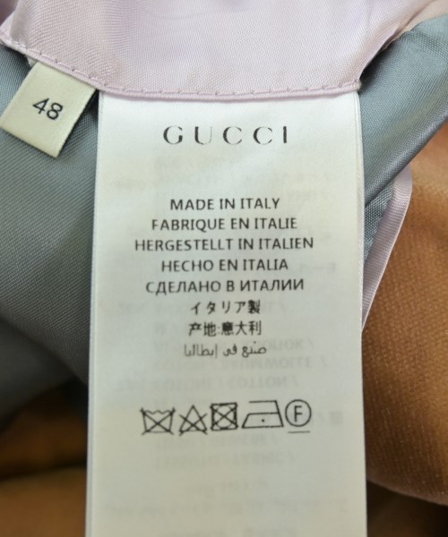 GUCCI（グッチ）テーラードジャケット ベージュ サイズ:48(L位) メンズ/2200687749027