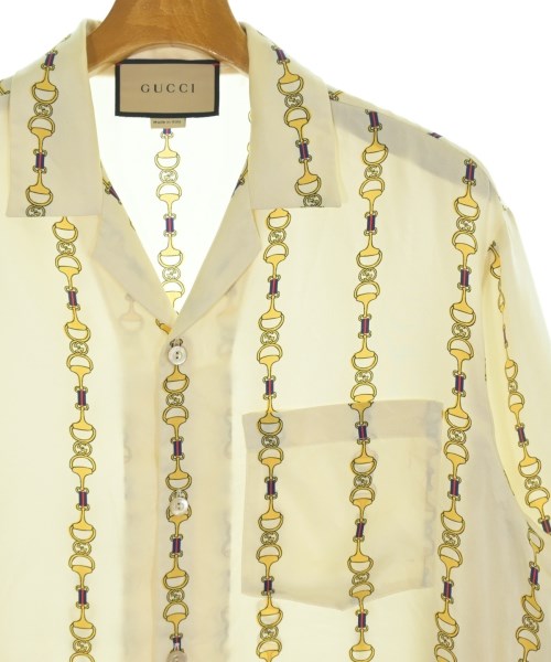 GUCCI（グッチ）カジュアルシャツ 白 サイズ:46(M位) メンズ/2200687749041