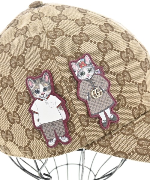 GUCCI（グッチ）キャップ 茶 サイズ:- レディース/2200687994021