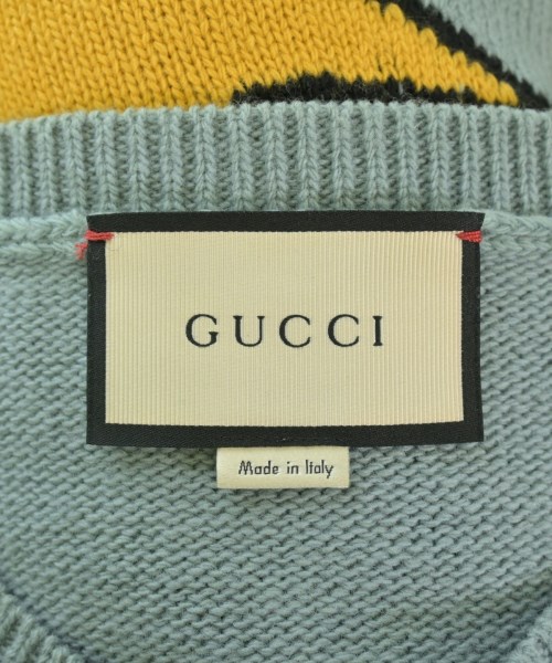 GUCCI（グッチ）ニット・セーター 青 サイズ:L メンズ/2200688259013