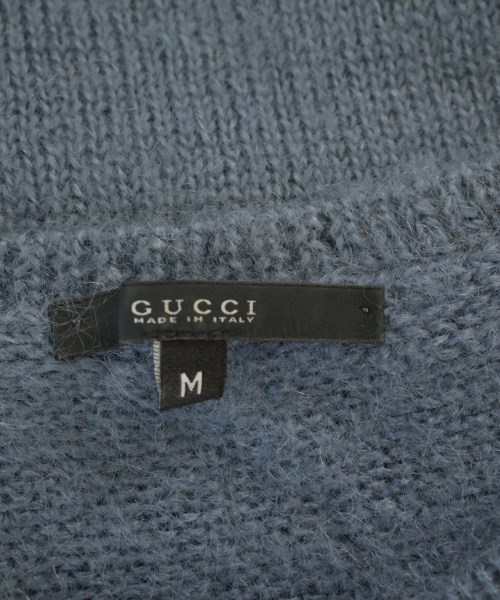 GUCCI（グッチ）ニット・セーター 青 サイズ:M レディース/2200688776169
