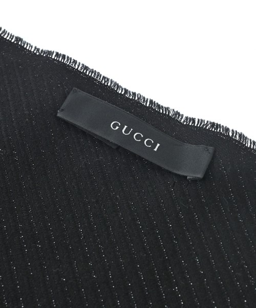 GUCCI（グッチ）マフラー 黒 サイズ:- レディース/2200688982089