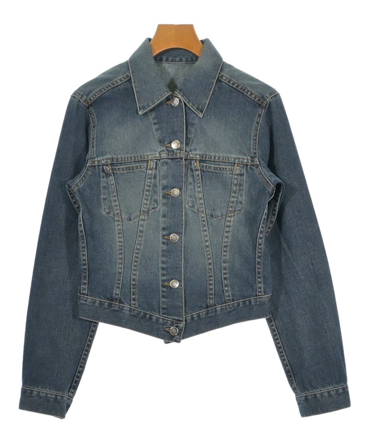 GUCCI（グッチ）デニムジャケット 紺 サイズ:40(M位) レディース