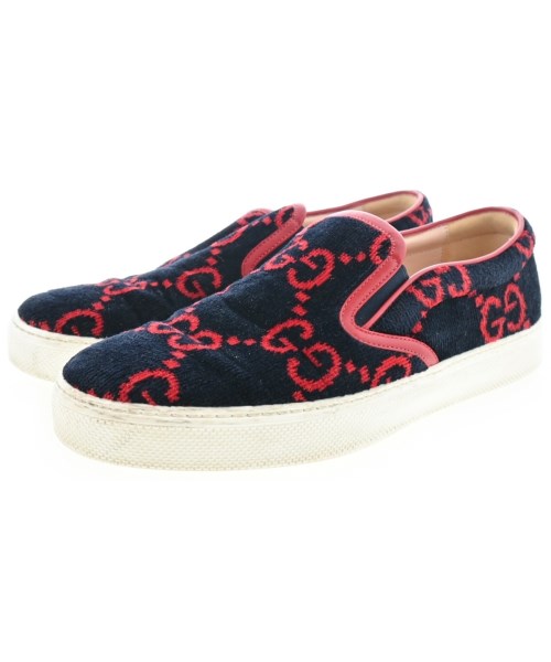 GUCCI(グッチ)スニーカー 紺 サイズ:UK8 1/2(27cm位)/2200690168310