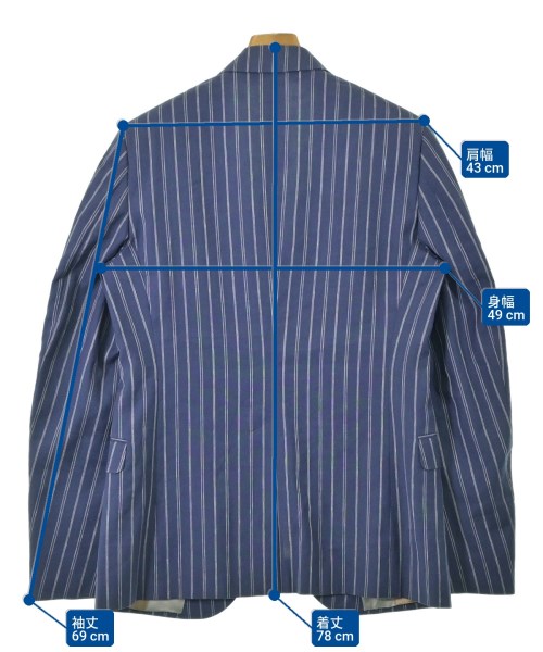 GUCCI（グッチ）テーラードジャケット 紺 サイズ:48(L位) メンズ/2200690486032