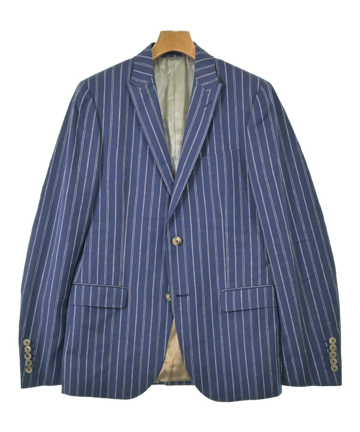 テーラードジャケット メンズ グッチ GUCCI シングル2釦 2 シルク ウール ジャケット テーラード グッチ GUCCI ITXK7Q3LYJG4 紺 L 50 ジャケット・アウター