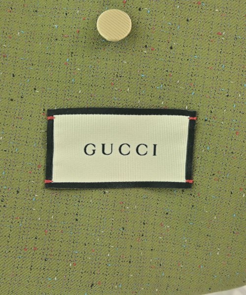 GUCCI（グッチ）テーラードジャケット 緑 サイズ:48(L位) メンズ/2200690486049