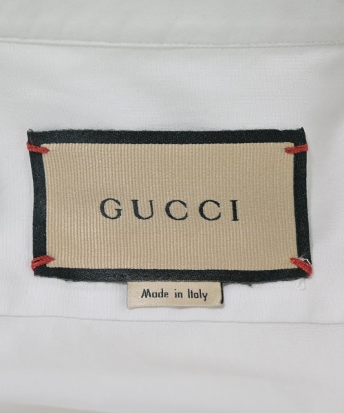 GUCCI（グッチ）カジュアルシャツ 白 サイズ:40(L位) メンズ/2200690755015