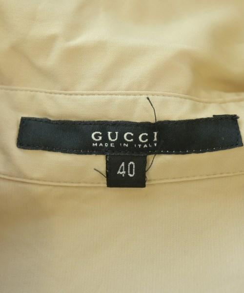 GUCCI（グッチ）ドレスシャツ ベージュ サイズ:40(M位) レディース/2200684216065