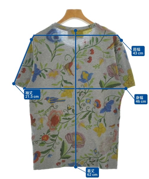 GUCCI（グッチ）Tシャツ・カットソー グレー サイズ:S レディース/2200678541081