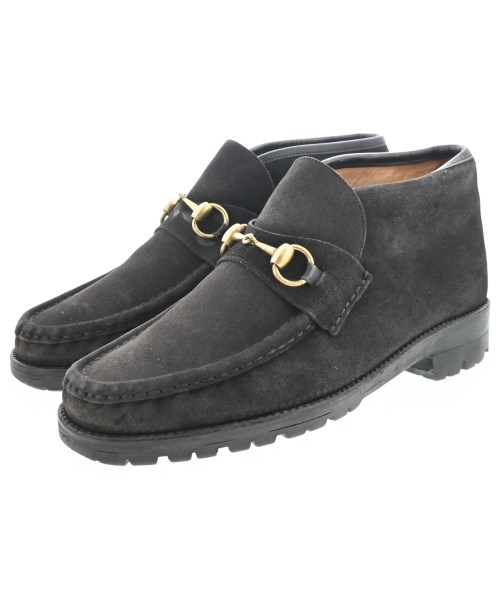 GUCCI(グッチ)ビジネス・ドレスシューズ 茶 サイズ:EU41(26cm位)/2200691492049