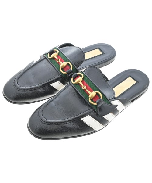 GUCCI(グッチ)サンダル 黒 サイズ:EU38 1/2(25cm位)/2200691553061