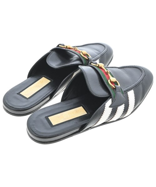 GUCCI（グッチ）サンダル 黒 サイズ:EU38 1/2(25cm位) レディース/2200691553061