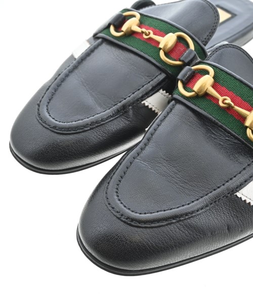 GUCCI（グッチ）サンダル 黒 サイズ:EU38 1/2(25cm位) レディース/2200691553061