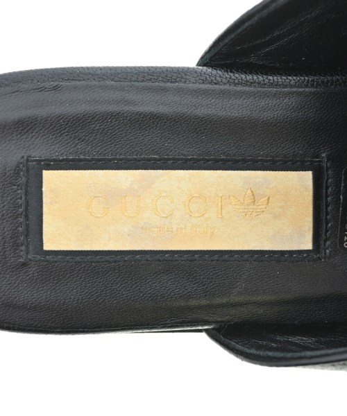 GUCCI（グッチ）サンダル 黒 サイズ:EU38 1/2(25cm位) レディース/2200691553061