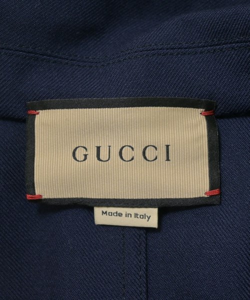 GUCCI（グッチ）トレンチコート 紺 サイズ:42(M位) レディース/2200686404095