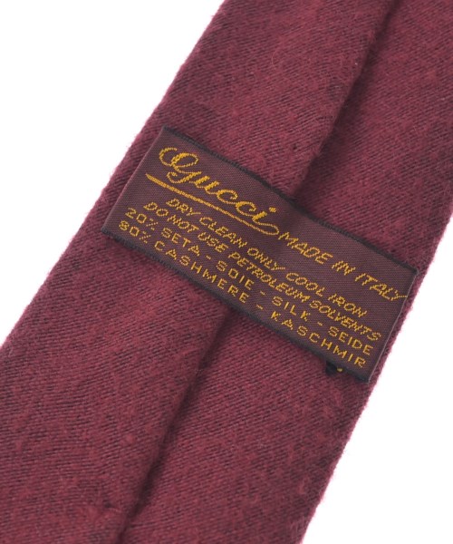 GUCCI（グッチ）ネクタイ 赤 サイズ:- メンズ/2200686408024