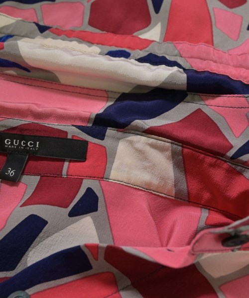 GUCCI（グッチ）ブラウス ピンク サイズ:36(XS位) レディース/2200686973058