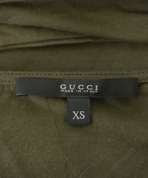 GUCCI（グッチ）Tシャツ・カットソー カーキ サイズ:XS レディース/2200692430057