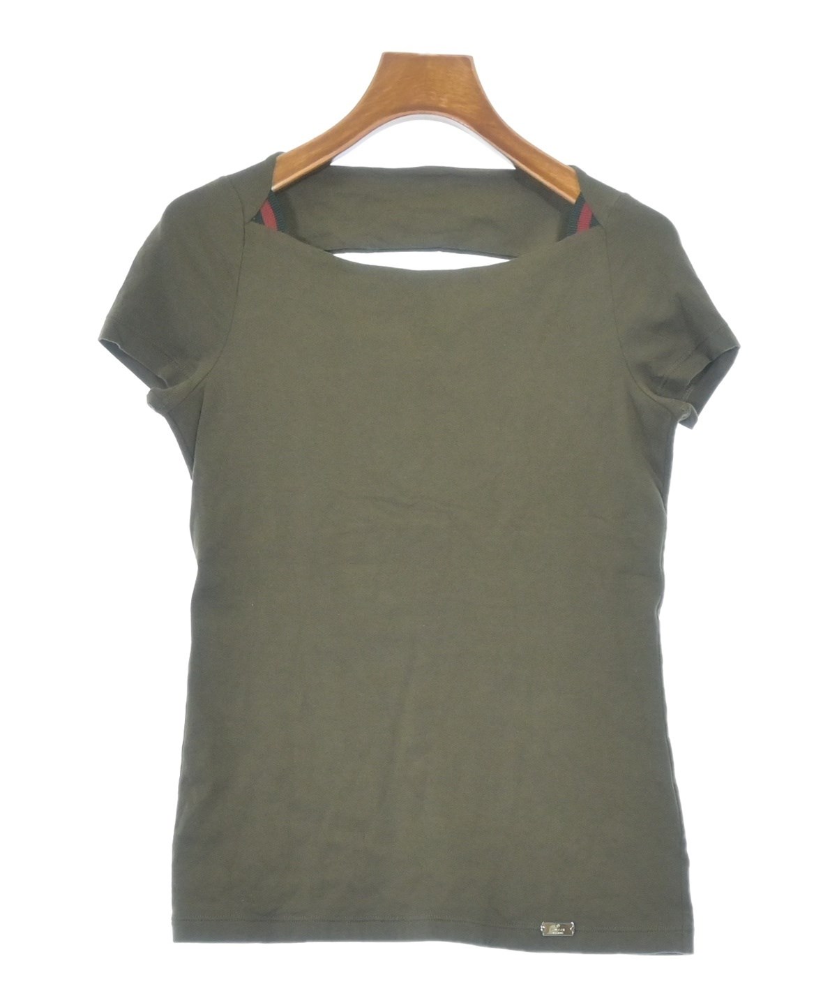 グッチ　カットソー GUCCI（グッチ）Tシャツ・カットソー カーキ サイズ:XS レディース