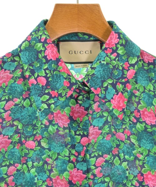 GUCCI（グッチ）ブラウス 緑 サイズ:38(S位) レディース/2200692524022