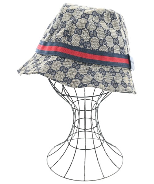 GUCCI(グッチ)ハット 茶 サイズ:L/2200686982173
