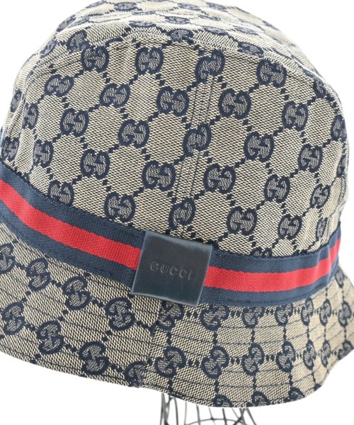 GUCCI（グッチ）ハット 茶 サイズ:L レディース/2200686982173