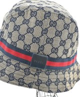 GUCCI（グッチ）ハット 茶 サイズ:L レディース/2200686982173